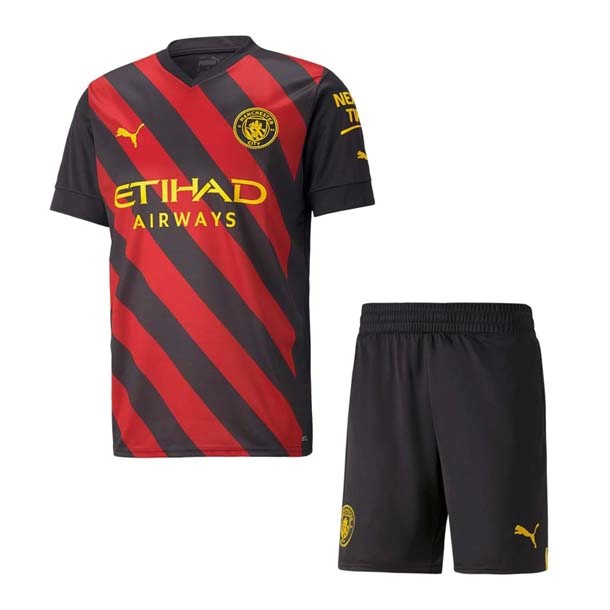 Trikot Manchester City Auswärts Kinder 2022-2023